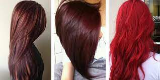 Middle Cherry Brown Hair Color Is A Blend Of Rosy Red And Rich Brown Choose This Shade If You Have Medium Hair Color Chart Red Hair Color Matrix Hair Color