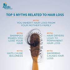 Heat makes your hair grow faster. Hair Loss Myths Vs Facts Blog Delhi Apollo Hospitals