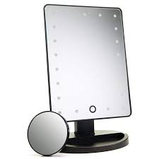 Natural Daylight Lighted Makeup Mirror Vanity Mirror With Touch Screen Dimming Detachable 10x Magnification Spot Mirror Portable Convenience And High Defini Makeup Mirror With Lights Mirror Makeup Mirror