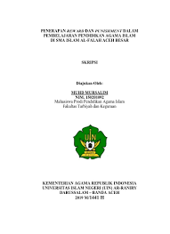 Tema yang dipelajari untuk kelas 5. Top Pdf Penerapan Reward Dan Punishment Dalam Pembelajaran Pendidikan Agama Islam Di Sma Islam Al Falah 123dok Com