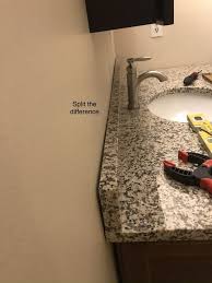 How To Handle Installing Granite Backsplash On Bowed Wall Fine Homebuilding