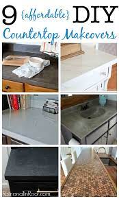 Diy Countertops 10 Countertop Makeover Ideas On A Budget Diy Countertop Redo Diy Countertops Countertop Makeover