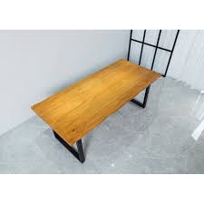 Check spelling or type a new query. Solid Wooden Dining Table With Metal Box Frame Industrial Design 1 5m 1 8m 2m Seats