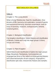 Neet 2021 syllabus comprises of physics, chemistry and biology subjects. Neet 2021 Biology Syllabus For Medical Entrance Examination Free Pdf Download