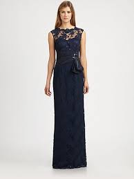 Mob Teri Jon - Sequined Lace Gown - Sakscom Recital Dress Lace Gown Mother Of The Bride Dresses