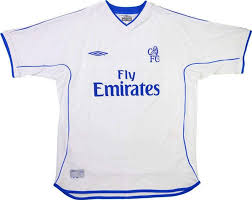 About chelsea football club founded in 1905, chelsea football club has a rich history, with its many successes including 5 premier league titles, 8 fa cups and 1 champions league. Chelsea Fc 2002 03 Drittes Trikot