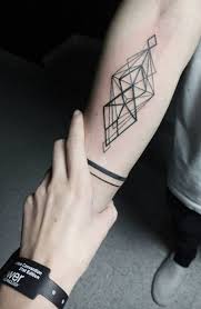30 Cool Forearm Tattoos For Men Wrist Tattoos For Guys Tattoos For Guys Geometric Diamond Tattoo