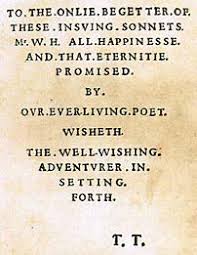 William shakespeare once said, words are easy, like the wind; Shakespeare S Sonnets Wikipedia