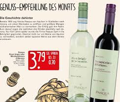 Maybe you would like to learn more about one of these? Pasqua Pinot Rigio Oder Montepulciano D Abruzzo Angebot Bei Wez