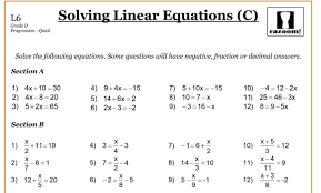 See the category to find more printable coloring sheets. Linear Equations Worksheet Ks2 Tessshebaylo