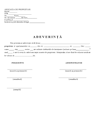 Prin condominium sau cladire sau bloc de locuinte se intelege o proprietate imobiliara formata din apartamente sau spatii. Adeverinta Asociatie Proprietari
