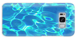 Water, Ripples And Reflection In A Galaxy Case by Pete Ridge