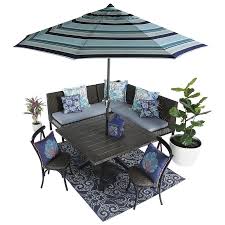 Allen Roth Chesterbrook 6 Piece Patio Dining Set At Lowes Com In 2020 Patio Dining Set Patio Dining Set