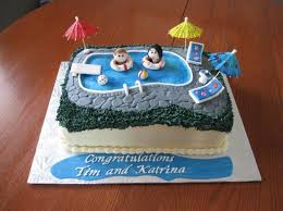 Pool Cake Tartas Tortas Tartas Fondant