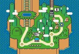 Super Mario World Yoshi S Island Map Cross Stitch Etsy Super Mario World Mario Super Mario