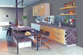 Ceramic tile can look like traditional tile, or it can mimic almost any. Amethyst Kitchen Dente Trading