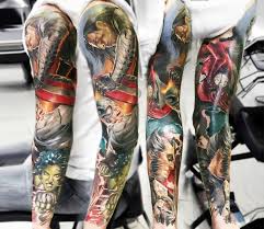 Marvel Sleeve Tattoo By Sasha O Kharin Post 13458 Tattoo Sleeve Men Sleeve Tattoos Best Sleeve Tattoos