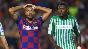Barcelona have made their third signing of the week with brazil defender emerson royal joining from real betis. Barcelona Recalls Right Back Emerson From Betis Loan Football News India Tv