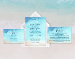Beach Wedding Invitation Template Ocean Wedding Invite Details Rsvp Card Belly Band Diy Editable Printable Instant Download In 2020 Beach Wedding Invitations Printable Wedding Invitations Beach Theme Wedding Invitations