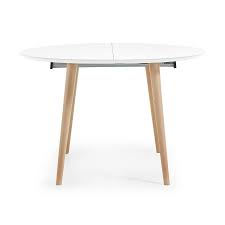 kave home oakland eettafel uitschuifbaar o 120 cm eettafel ronde eettafel meubel ideeen