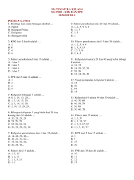 Jadi kpk dari 24 dan 36 adalah 72. Matematika Kelas 4 Fpb Kpk