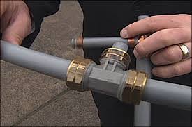 The polybutylene was used for the water softener upgrade and was only found in this one area as it spliced the added water softener into the original plumbing system. Millersville Plumbing Services We Are The Most Experienced Polybutylene Replacement Company In Millersville Md 410 987 3477