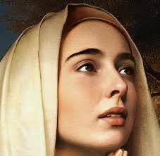 Saint Bernadette Print: Our Lady of Lourdes, Religious Home Decor