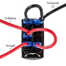 The dual led allows you to illuminate part of the switch with your dash lights. Weatherproof Led Rocker Switch With Legend Automotive Electrical Trucks Led
