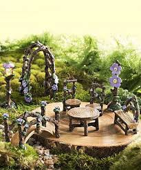 Miniature Fairy Garden Lavender Grove Eight Piece Set Diy Feengarten Miniaturgarten Feengarten