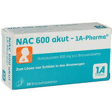 The effect is that some of the nac gets released immediately, while the rest of it diffuses more slowly into your bloodstream. Nac 600 Akut 1a Pharma Brausetabletten 10 St Erkaltung Abwehr Arzneimittel Arzneiprivat
