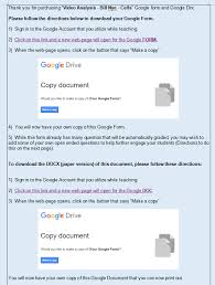 What did bill climb to get out of the nye lab? Video Analysis Bill Nye Cells Ms Ls1 Google Form And Doc Madebyteachers