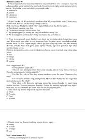 Contoh soal ulangan geografi bab tenaga endogen &. Bantu Ya Yang Bisa Basa Jawa Brainly Co Id