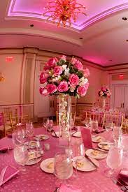 Pink Floral Centerpiece At An Incredible Party Venue In Cedar Grove Nj The Grove Winter Wedding Venues Wedding Decorations Wedding Sparklers