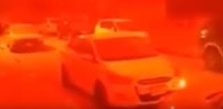 God's children we're protected far away from all of this. Red Blood Sky In Iraq Sparks Apocalypse Fear Video