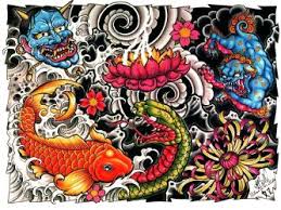 Japanese wind pattern background vector. Japanese Background Tattoo Designs Japanese Background
