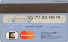 Die bankleitzahl wird heute nicht mehr separat verwendet. Bankkarte Deutsche Bank Deutsche Bank Deutschland Bundesrepublik Col De Mc 0009