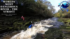 Shot in 4k with a dji mavic pro. River Wharfe Kayaking The Deadly Bolton Strid Barden Bridge To Bolton Bridge 0 70m 10102020 Youtube