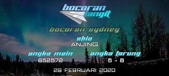 Bocoran Togel Sydney 29 Februari 2020 Hari Sabtu Dari Langit Di 2020 Sydney Langit Shanghai