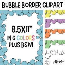 Bubble Frame Border Clipart Is Yours To Download Instantly This Classroom Download Includes 7 Different Colored Bubble Borde Clip Art Clip Art Borders Bubbles