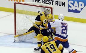 The pittsburgh penguins will host the new york islanders on thursday night from ppg paints arena in pittsburgh. Kyle Palmieri Nets A Pair Ot Winner To Lift Islanders To Game 1 Upset Over Penguins Amnewyork