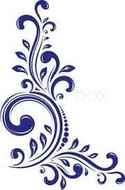 Vector Of Baroque Floral Flower Floral Stencil Stencil Designs Embroidery Flowers
