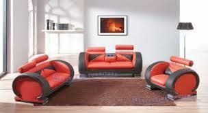 Kirmizi Siyah Renginde Yuvara Formlarda Oturma Grubu Mobilya Furniture Oturma Odasi