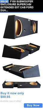 Speaker Sub Enclosures F150 Subwoofer Enclosure Supercab Extended Ext Cab Ford Dual 12 Box 2009 20 Car Subwoofer Box Truck Subwoofer Box Subwoofer Box Design