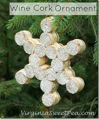 Maybe you would like to learn more about one of these? Snowflake Wine Cork Ornament Wine Cork Ornaments Wine Cork Crafts Wine Cork Diy Crafts