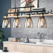 Free delivery & no fuss returns! Williston Forge Felecia 4 Light Kitchen Island Linear Pendant Reviews Wayfair