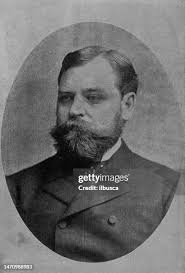 Portrait Of Notable New Yorkers John Fred Pierson High-Res Vector Graphic