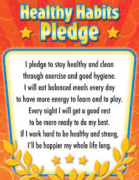 Healthy Habits Pledge Chart