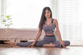 Maybe you would like to learn more about one of these? Happy Athletic Asian Woman Practice Yoga Stretching Pose For Stretching Muscle For Warm Up With Meditation Smile After Wake Up In The Morning Feeling So Comfortable And Relax Healthcare Concept Stock Photo Picture