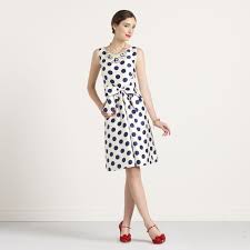 Black And White Polka Dot Dress With Red Shoes And The Red Shoes Dresses Women Dresses Classy Jillian Dress