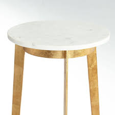 Mid Century Modern Marble Pedestal Table Wisteria Living Room Side Table Pedestal Table Living Room Table